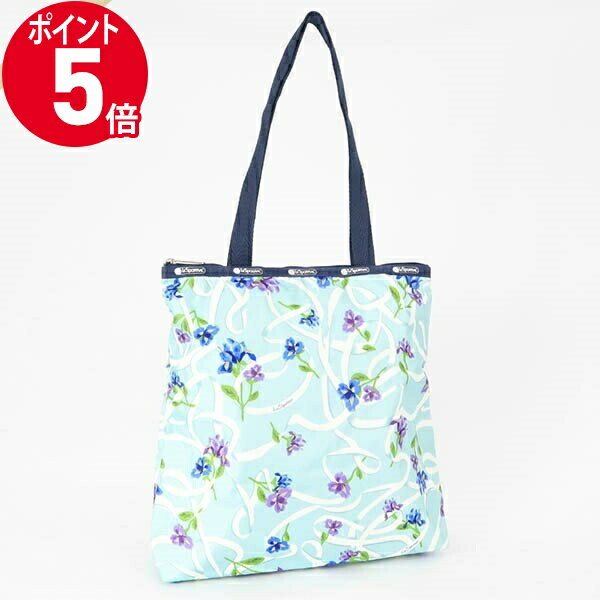 トートバッグ 《ポイント5倍＆クーポン_2日23:59迄》レスポートサック トートバッグ LeSportsac EASY MAGAZINE TOTE 花柄 ライトブルー系 3531 G823 ライトブルー系 3531 G823 | ブランド