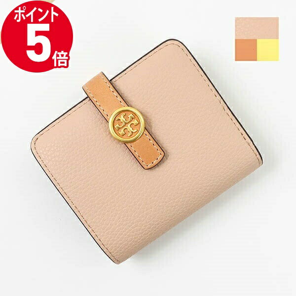 トリーバーチ 財布（レディース） 《ポイント5倍＆クーポン_2日23:59迄》TORY BURCH トリーバーチ 二つ折り財布 マルチカラー ピンク系 146368 927