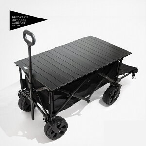 【一年保証】日本初上陸 NY発 BOC ( BROOKLYN OUTDOOR COMPANY ) ブルックリン The Folding Dump Wagon with Table Set フォールディング 折り畳み式 ダンプワゴン テーブルセット BLACK