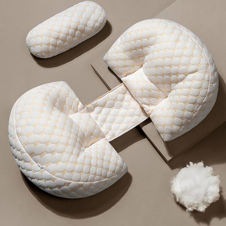 腰枕 腰楽 横向き寝 快眠グッズ 安眠グッズ 授乳クション 体位変換クッション 背もたれ枕 妊婦 抱き枕 多機能 腰痛クッション 背もたれクッション もちもち 体圧分散 就寝用 マタニティ 高さ調節可能 妊娠用 2