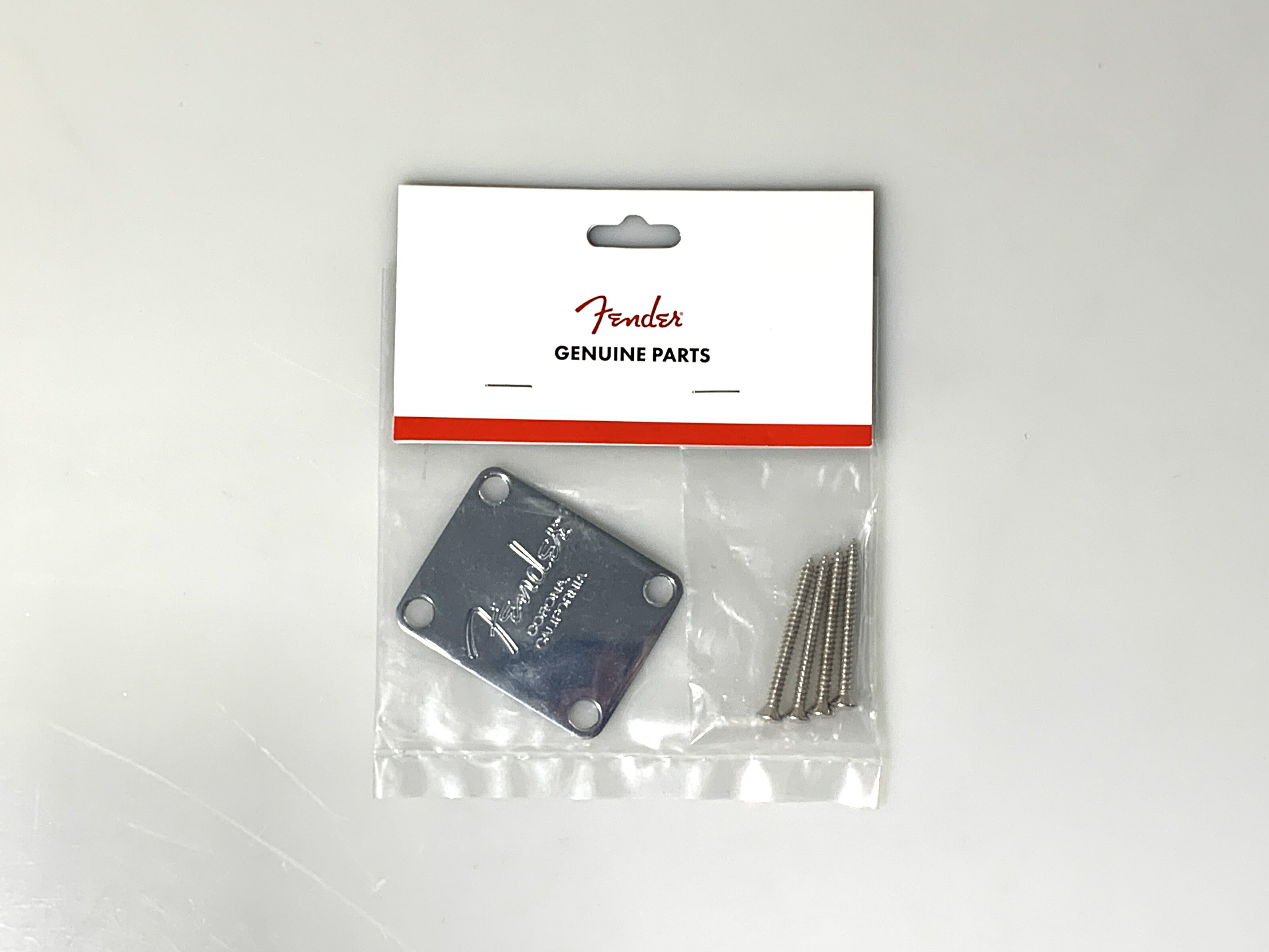 【NEW】Fender Four Bolt Neck Plate, Corona California 991446100【横浜店】 【フェンダー】【パーツ】【ネックプレート】