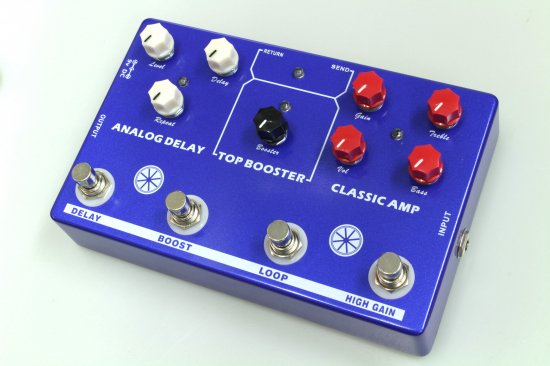 【new】MOSKY AUDIO Multi Effects BLUE TONE MAKESTATION【プリアンプ】【ブースター】【エフェクトループ】【ディレイ】【モスキーオーディオ】