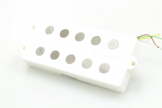 【new】Delano MC 5 AL Delano 5-string dual coil humbucker pickup white【ベース用ピックアップ】【デラノ】