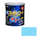【あす楽対応・送料無料】アサヒペン水性スーパーコート1.6L水色