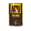 グレインフリー AATU アートゥー ドッグ ワイルドボア ＆ ポーク 400g （ドッグフード ウェット 犬用総合栄養食）全犬種成犬用 