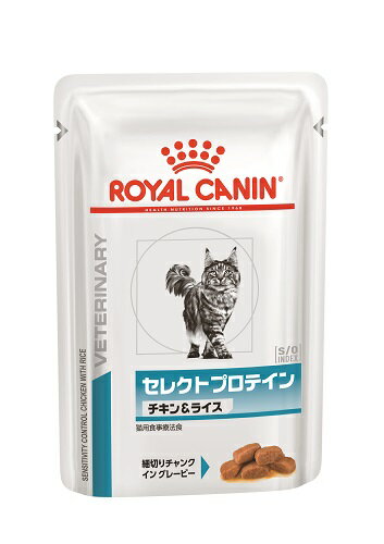 【1ケース】 療法食　 ロイヤルカナン　猫　セレクトプロテイン チキン＆ライス ウェット パウチ 85g×24　　ROYAL CANIN【猫/療法食/キャットフード/】