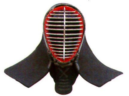 【期間限定★エントリーで全品ポイント5倍】薙刀 防具 面 な3号 6m/m刺 紺紐付 サイズ:中/大 中・高・一般向き 送料無料 武道園