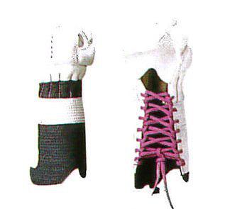 【期間限定★エントリーで全品ポイント5倍】薙刀 防具 小手 甲手 白人工皮革仕立て な1号 7m/m刺 小サイズのみ 小学生向き 送料無料 武道園