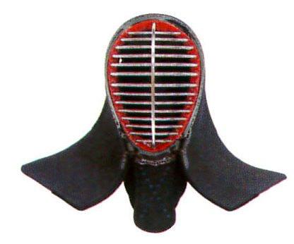 【期間限定★エントリーで全品ポイント5倍】薙刀 防具 面 な2号 6m/m刺 白紐付 サイズ:中/大 中・高生向き 送料無料 武道園