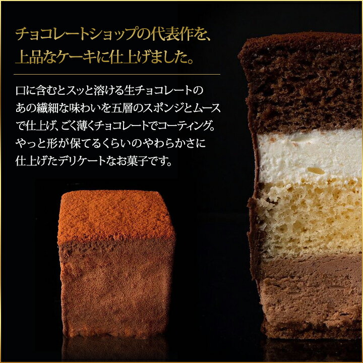 チョコレートショップ『博多の石畳（ケーキ）』