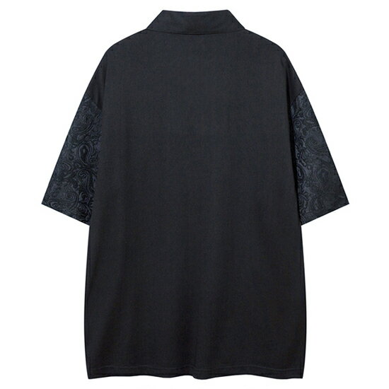 ゴルフ ポロシャツ メンズ オラオラ系 ポロシャツ メンズ 刺繍 ペイズリー Tシャツ...