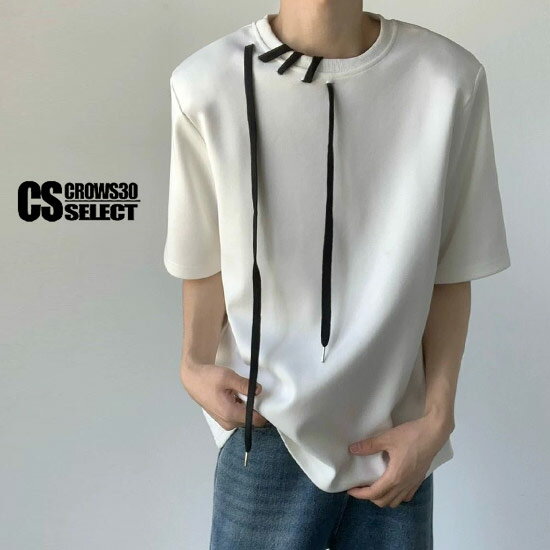 Tシャツ メンズ オラオラ系 Tシャツ メンズ 半袖 Tシャツ メンズ 大人 Tシャツ メンズ スピンドル レースアップ Tシャツ メンズ ヤンキー ストリート系 メンズ ラグジュアリースタイル お兄系 リゾート 2024 春 夏 新作 トップス 30代 40代 50代 60代 LDH系 BTS系