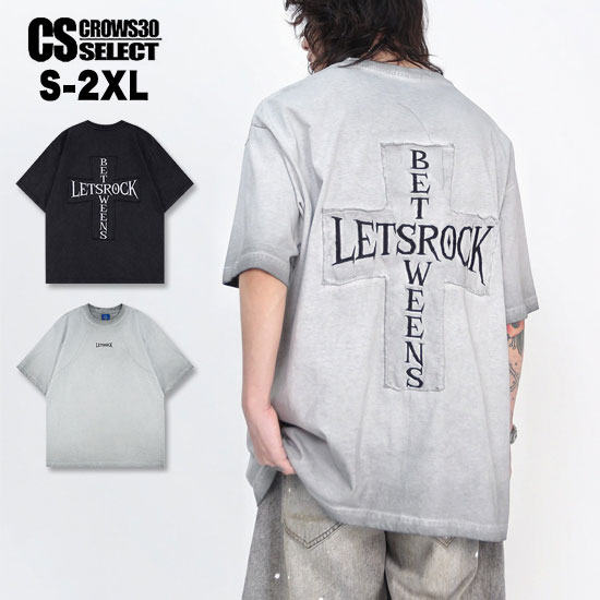 Rakuten - オラオラ系 Tシャツ メンズ 十字架 クロス tシャツ ロック 刺繍 カットソー オラオラ系 ファッション 半袖 Tシャツ メンズ 大人 Tシャツ メンズ 派手 B系 ヒップホップ ダンサー ストリート系 メンズ お兄系 新作 トップス 30代 40代 50代 60代 LDH系 BTS系