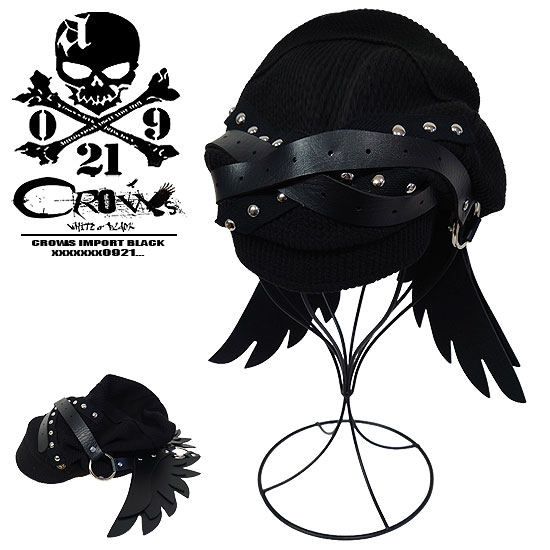Knit Hat - ニットキャップ レディース 個性的 ニット帽 男 帽子 個性的 羽 ウィング オラオラ系 ファッション 衣装 大人 B系 ヒップホップ ダンサー 衣装 悪羅悪羅系 alcw