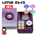 【無料ギフト対応】ロータスグレイス 1個セット LED ギフトセット 蓮 ペガサスキャンドル ローソク 蝋燭 仏壇 仏具 お盆用品 彼岸 仏事 贈答蝋燭