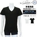 メンズ 男性用 Vネック 半袖Tシャツ ボディフィルター 驚きの消臭効果 世界特許のインナー BODYFILTER SUBROSA メンズ tシャツ vネック 機能性 インナーシャツ アンダーシャツ 半袖 シャツ 速乾 防臭 消臭 世代臭 加齢臭 汗臭 部屋干し 大きいサイズ M L LL wtnb