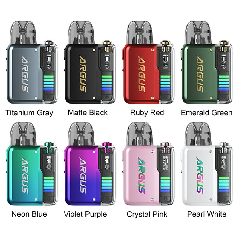 BUZZVAPEのVoopoo Argus P2 スターターキット VAPE 電子タバコ べイプ Pod 本体 ブープー アーガス ポッド MTL DL 初心者 ニコチン0｜アングル2
