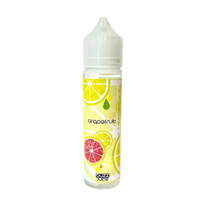 BUZZVAPEのbuzz juice Grapefruit 60ml バズジュース グレープフルーツ フレーバー リキッド フルーツ 電子タバコ vape べイプ ニコチン0｜アングル3