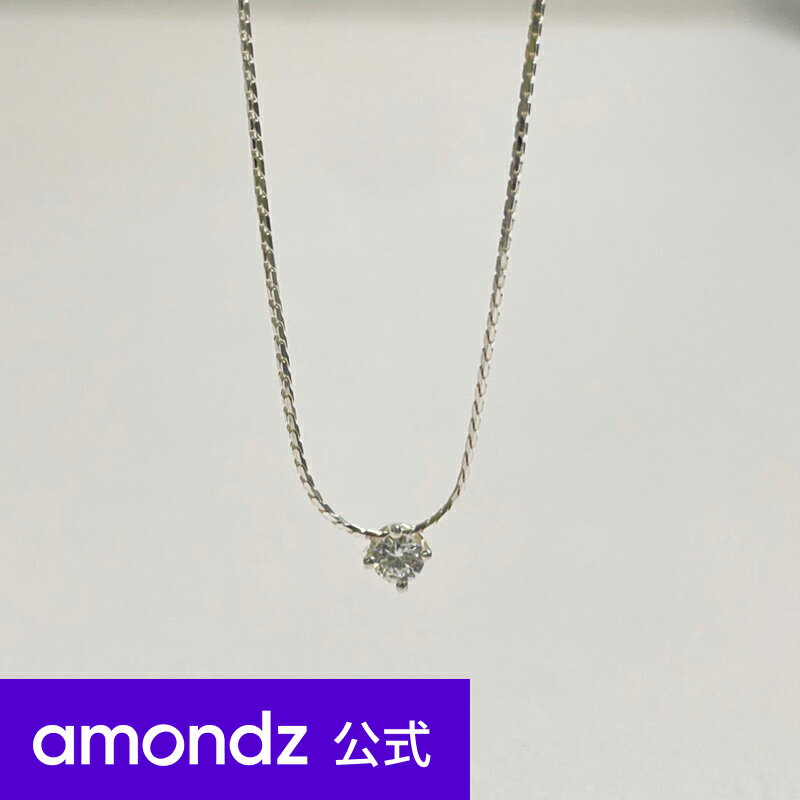 シルバー プロング シャイン チェーン ネックレス | SILVER PRONG SHINE CHAIN NECKLACE | att | amondz