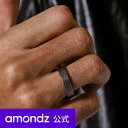 サージカル ブラック テクスチャー スモール リング | SURGICAL STEEL BLACK TEXTURE SMALL RING | MAZ | amondz