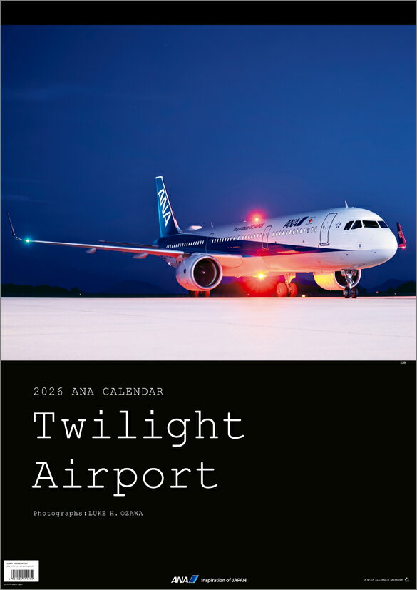 夜空に浮かぶ滑走路の誘導灯をはじめとした、色鮮やかな灯りの演出に魅了されるカレンダーです。ルーク・オザワ氏撮影によるトワイライトと航空機が作り出すドラマチックな情景が魅力の人気アイテムです。JAN：4961506311259使用時サイズ：A2サイズ枚数（ページ数）：13ページ?ANA※写真は実際の商品と異なる場合があります。※都合により、タイトル・価格・仕様が変更になる場合、やむを得ず発売中止になる場合があります。ご了承ください。店舗概要：カレナビ！は、カレンダーを中心に、推し活グッズやキャラクターグッズを多く取り扱うメーカー直営店です。オシャレで可愛い、キッズや子供にも大人気の壁掛けカレンダーから、シンプルでおしゃれ、インテリアのアクセント、職場などのビジネスにも重宝する卓上カレンダー、アニメからタレント、芸能人の公式カレンダーなど、メーカ直営ならではの品揃え！ご自分用にも、プレゼントやプチギフトにもおすすめです。