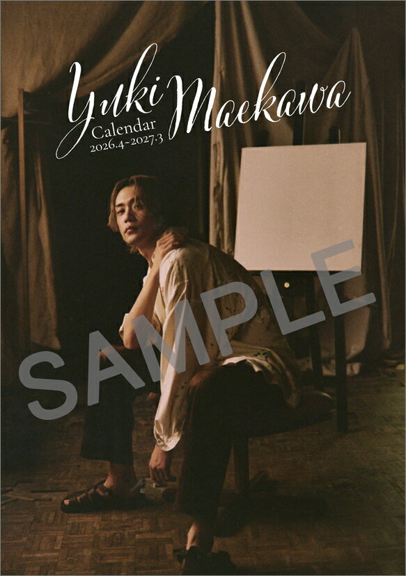 卓上 前川優希 4月始まり 2026年 カレンダー CL26-4515 カレナビ おしゃれ かわいい インテリア シンプル お洒落 プレゼントやプチギフトにも