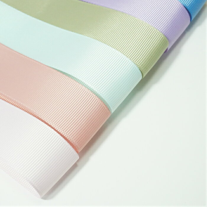 高密度グログランリボン無地5m25mmColorA