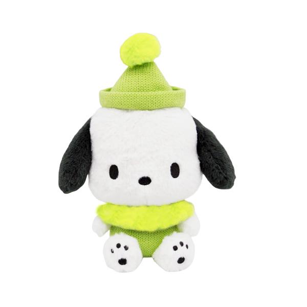 サンリオ　ポチャコ　ニットニット　ぬいぐるみ　Sサイズ 　176424-22　ナカジマコーポレーションのサムネイル