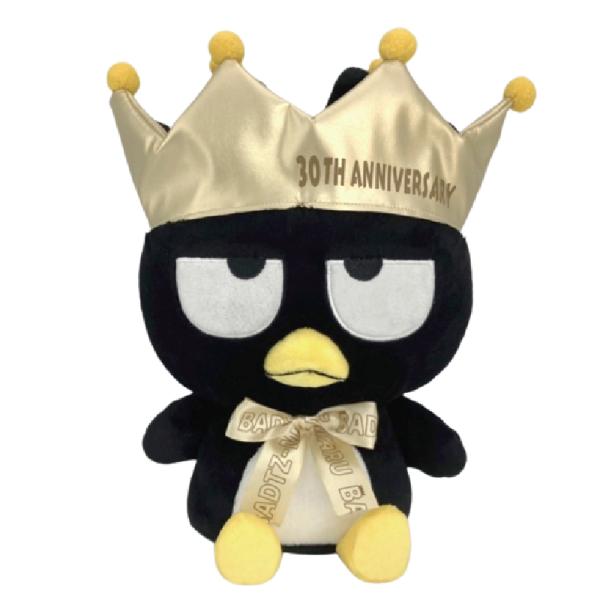 決算特価　サンリオ　バッドばつ丸　30th　30周年記念　ぬいぐるみ　Mサイズ　180162-23　ナカジマコーポレーションのサムネイル