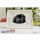 【マグカップ もOK】 車 イラスト トヨタ プリウス ZVW50 車好き プレゼント 選べる フレーム グルービー TOYOTA prius new 納車 祝...