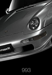 【GruppeM /グループ・エム】 ポルシェ 993 GT2 & RS フード 用ダブルウィングウィズエクステンションプレート フォーレース DWRC-993EX