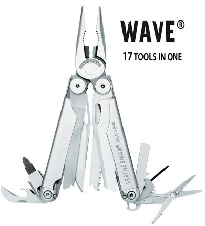 【正規保証対象品】【Leatherman/レザーマン】WAVE 17 Tools in One WAV-L_N