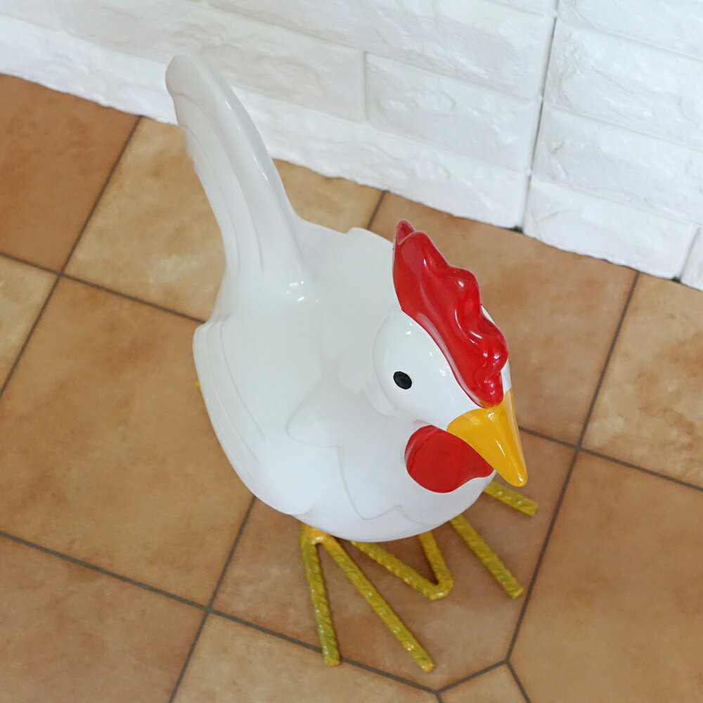 ポルトガル製 ニワトリ オーナメント テラコッタ製 素焼き ガーデニング オブジェ 幸せを呼ぶ ヨーロッパ インテリア ラッキーアイテム europe_plum pto-1862