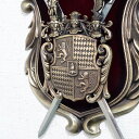 スペイン製 西洋武具 壁掛け 中世の騎士 鷲の紋章 画像3