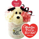 マラソンセール特価【遅れてごめんね母の日ギフト】お花スヌーピー・ブルーミング(プリザーブドフラワー)_お母さん 義母 妻へのプレゼント 贈りもの 贈答 可愛い ...