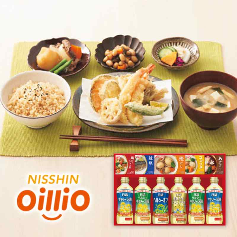 【お返し好適品】日清ヘルシーオイル＆バラエティ調味料ギフト　N-40A＿調味料 油 詰め合わせ 詰合せ ..