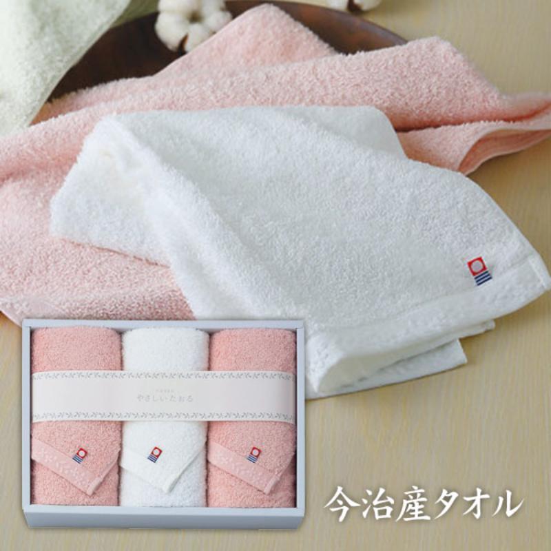メーカー品番YT-24330 商品内容フェイスタオル3枚 商品サイズ現品約34×75cm 商品材料綿100％ 原産国日本 包装種別化粧箱入 箱サイズ34×24×8.5cm 重量635g 保存状態常温ふわふわの肌ざわりとうっとりする使い心地。今治生まれの使いやすいタオルです。 ご自身でオリジナルメッセージカードが作成できるアプリです。内祝いから香典返しまで、幅広いデザインが80種類以上。季節ごとに入れ替わります。結婚・出産のお返しに写真や動画を付けて。香典返しや法事のお返しに、あまり堅苦しくないカードを。参考文例もでるので、知識がなくてもふさわしい文章を付けられます。 香典返しや法要の引物に使える弔事用カード （このページで選択できます） 親しい相手への香典返しや、供花へのお礼、法要の引物などに利用できます。注文時に選択し、備考欄へ入れたい文章を入力してください。アプリを使わなくても簡単に申し込めます。仏教以外の場合でも使いやすい草花やかすみ草デザインもあります。 定番の蝶結びや仏事用の蓮のし、宗派関係なく使える胡蝶蘭のデザインのしなど、多くの種類からお選びいただけます。しきたりにとらわれないデザインのしが人気です。