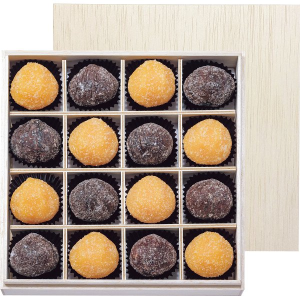 【春ギフト】銀座鈴屋　栗甘納糖（木箱入）＿甘納豆　和菓子　箱菓子　内祝い　お祝い　お返し