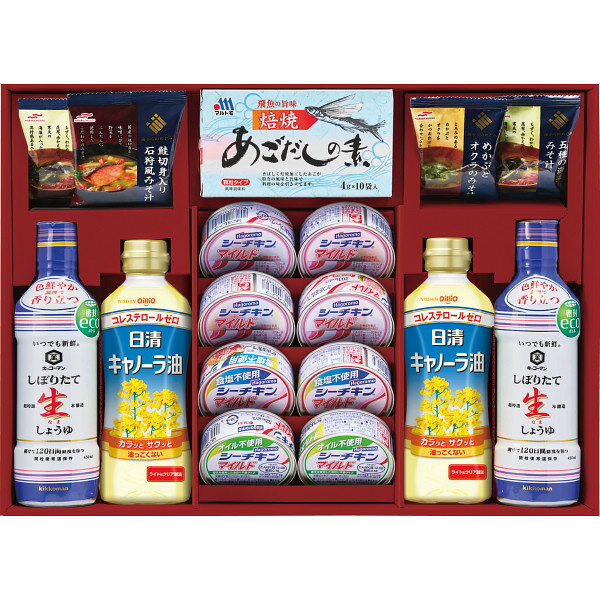 【春ギフト】百味彩和膳 HST50A＿醤油　調味料　オイル　保存食　非常食　みそ汁　フリーズドライ　 ...