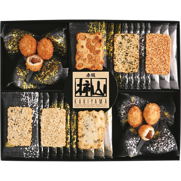 【春ギフト】赤坂柿山　柿山セレクト KSー30＿あられ　おかき　米菓　和菓子　箱菓子　海苔　乾物　醤..