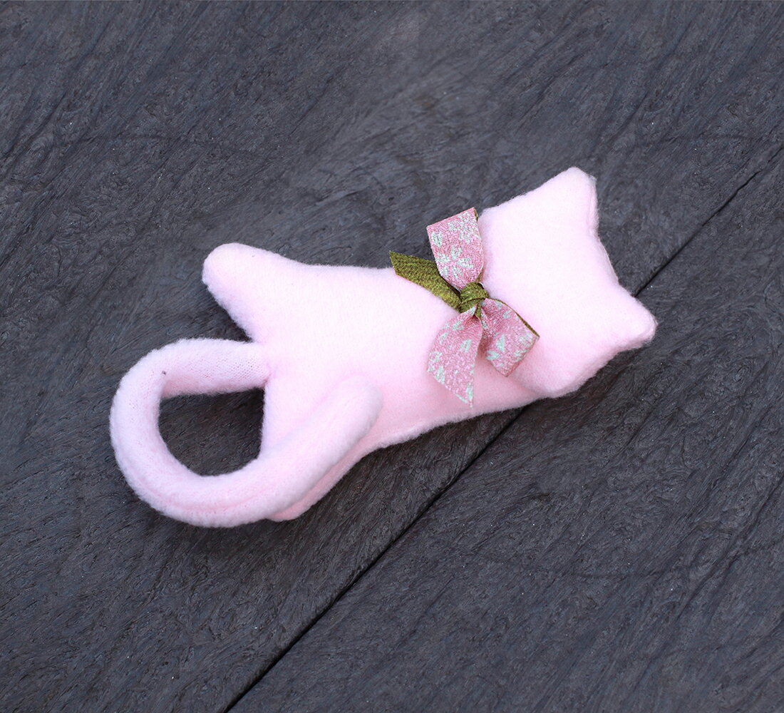 猫のクリップ ねこばさみ フエルト メモスタンド T'S COLLECTION T'Sコレクション ピンク 猫グッズ 猫モチーフ かわいい 雑貨 猫 好き な ...