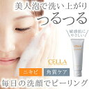 ピーリング 洗顔 毛穴 黒ずみ ニキビケア セラ AHAクリアウォッシングフォーム 120g...