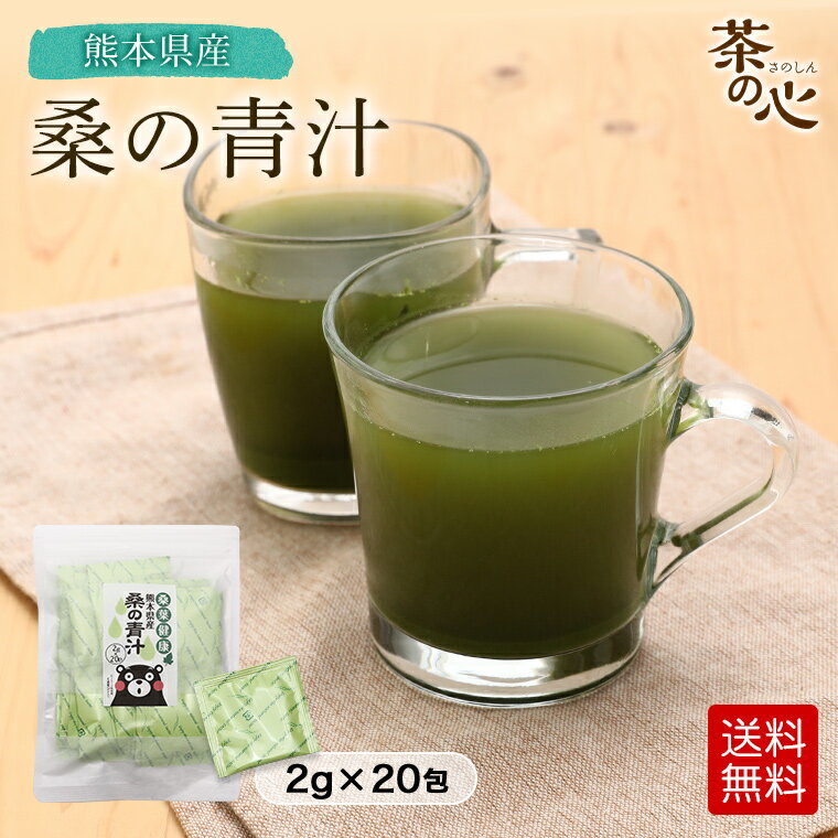桑の葉 国産 粉末 桑の葉茶 青汁 熊本県産 桑葉 20包 健康茶 送料無料