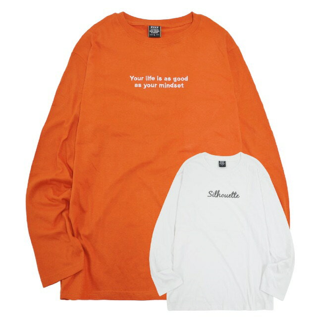 長袖 Tシャツ メンズ レディース 刺繍 秋 冬 ロンティー 英字 メンズ M L LL カジュアル アメカジ