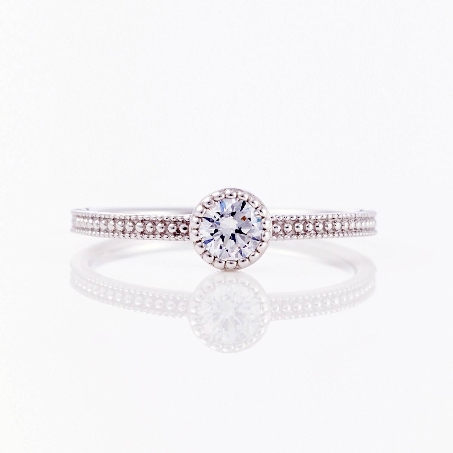 CHERI DIAMOND 楽天市場店の【11/25迄！25%OFFクーポン】カナディアンダイヤモンド リング 0.25ct D-Good-VS1/2 鑑定書付き [K18 ゴールド] 品番:LD068Dカラー 指輪 一粒ダイヤモンド 婚約指輪 エンゲージリング 一生もの ご褒美ジュエリー dカラー ブランド 一粒ダイヤ 普段使い シンプル｜アングル2