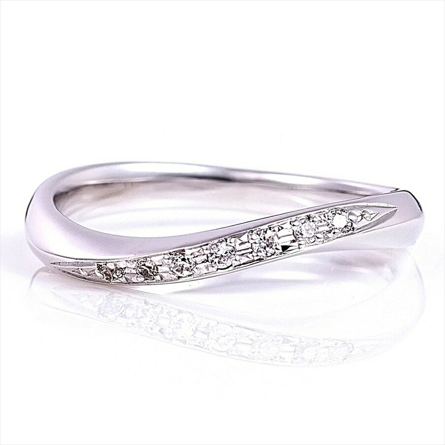 楽天CHERI DIAMOND 楽天市場店【25％OFFクーポン有】レディース ダイヤモンドリング メレダイヤ 計0.05ct （カナディアンダイヤモンド仕様） [K10 ゴールド] 品番:LF001 普段使い 指輪 重ね付け ピンキーリング 3号から おしゃれ かわいい シンプル つけっぱなし 結婚指輪 華やか
