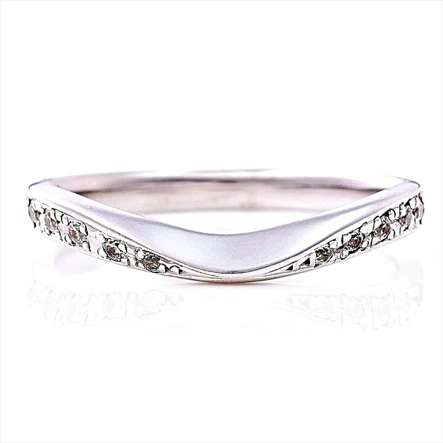 楽天CHERI DIAMOND 楽天市場店【8/11迄-40％OFFクーポン！】レディース ダイヤモンドリング メレダイヤ 計0.093ct （カナディアンダイヤモンド仕様） [K10 ゴールド] 品番:LF023 普段使い 指輪 重ね付け ピンキーリング 3号から おしゃれ かわいい シンプル つけっぱなし 結婚指輪 華やか