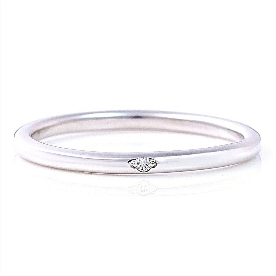 楽天CHERI DIAMOND 楽天市場店レディース ダイヤモンドリング メレダイヤ 計0.006ct （カナディアンダイヤモンド仕様） [K18 ゴールド] 品番:LF033 普段使い 指輪 重ね付け ピンキーリング 3号から おしゃれ かわいい シンプル つけっぱなし セカンドマリッジリング 結婚指輪 華やか