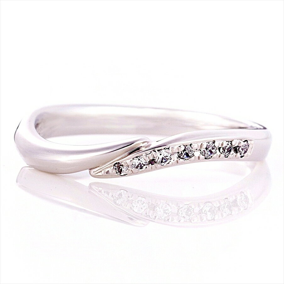 楽天CHERI DIAMOND 楽天市場店【25％OFFクーポン有】レディース ダイヤモンド リング メレダイヤ 計0.05ct （スタンダードダイヤモンド仕様） [K10 ゴールド]品番:LF093 普段使い 指輪 重ね付け ピンキーリング 3号から おしゃれ かわいい シンプル つけっぱなし 結婚指輪 華やか