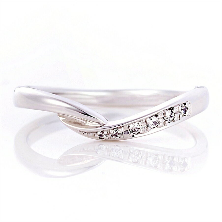 楽天CHERI DIAMOND 楽天市場店【25％OFFクーポン有】レディース ダイヤモンド リング メレダイヤ 計0.04ct （スタンダードダイヤモンド仕様） [K10 ゴールド]品番:LF097 普段使い 指輪 重ね付け ピンキーリング 3号から おしゃれ かわいい シンプル つけっぱなし 結婚指輪 華やか